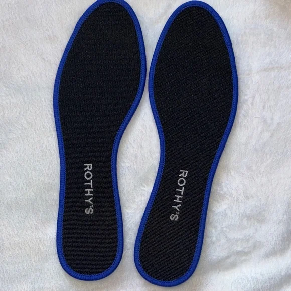 Rothy's Women's The Flat Round Cap Toe Shoe In A Black And Cream Pattern size 9 - Picture 3 of 12